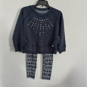 P.S. from Aeropostale Girls 2-Piece Set Crew Neck + Leggings Size 7